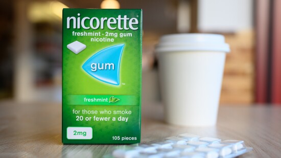Nicorette 力克雷戒烟口香糖包装
