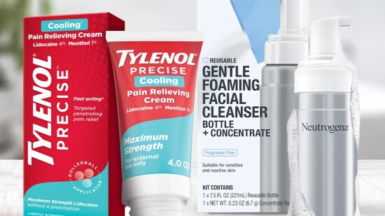 Kenvue innovations tylenol precise neutrogena foaming cleanser