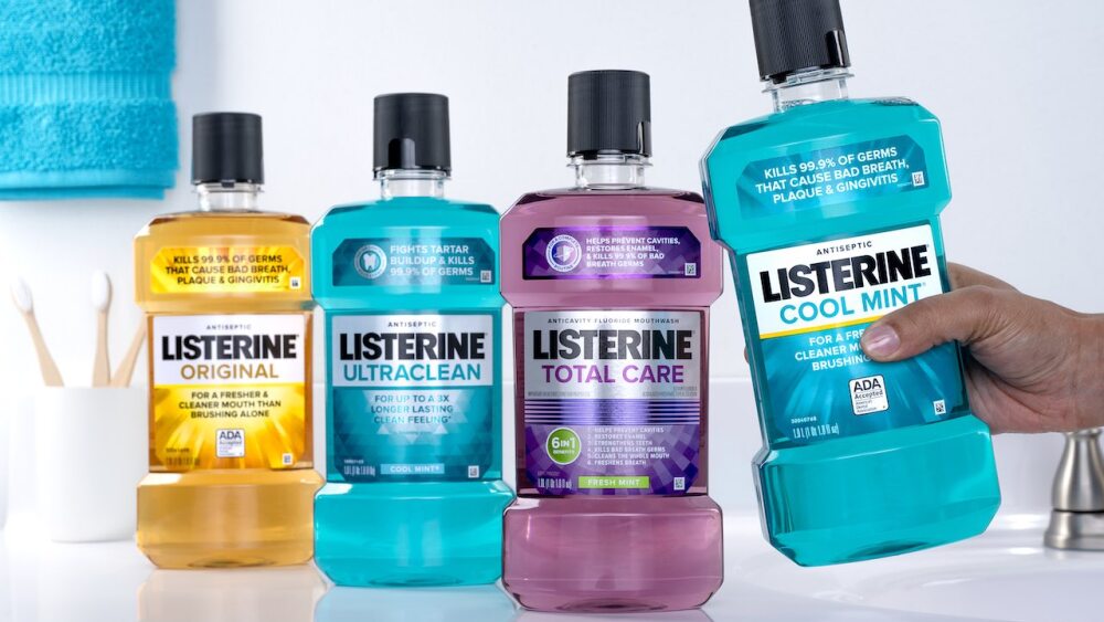 Le quatuor formant Listerine